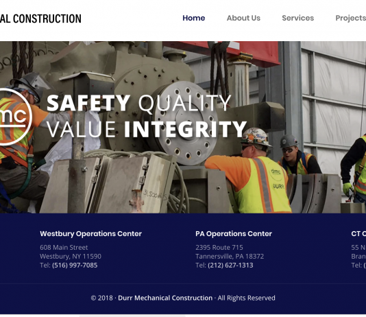 Durr Mechanical Construction's website.