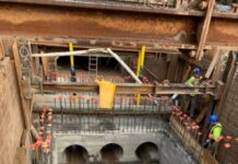The project that brings 6.5 miles of new storm sewers to Canarsie and East New York in Brooklyn features the installation of triple barrel siphon storm sewers to continue the flow of stormwater around NYCHA steam pipes
