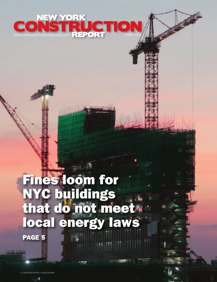 Spring 2023 ny construction report cover