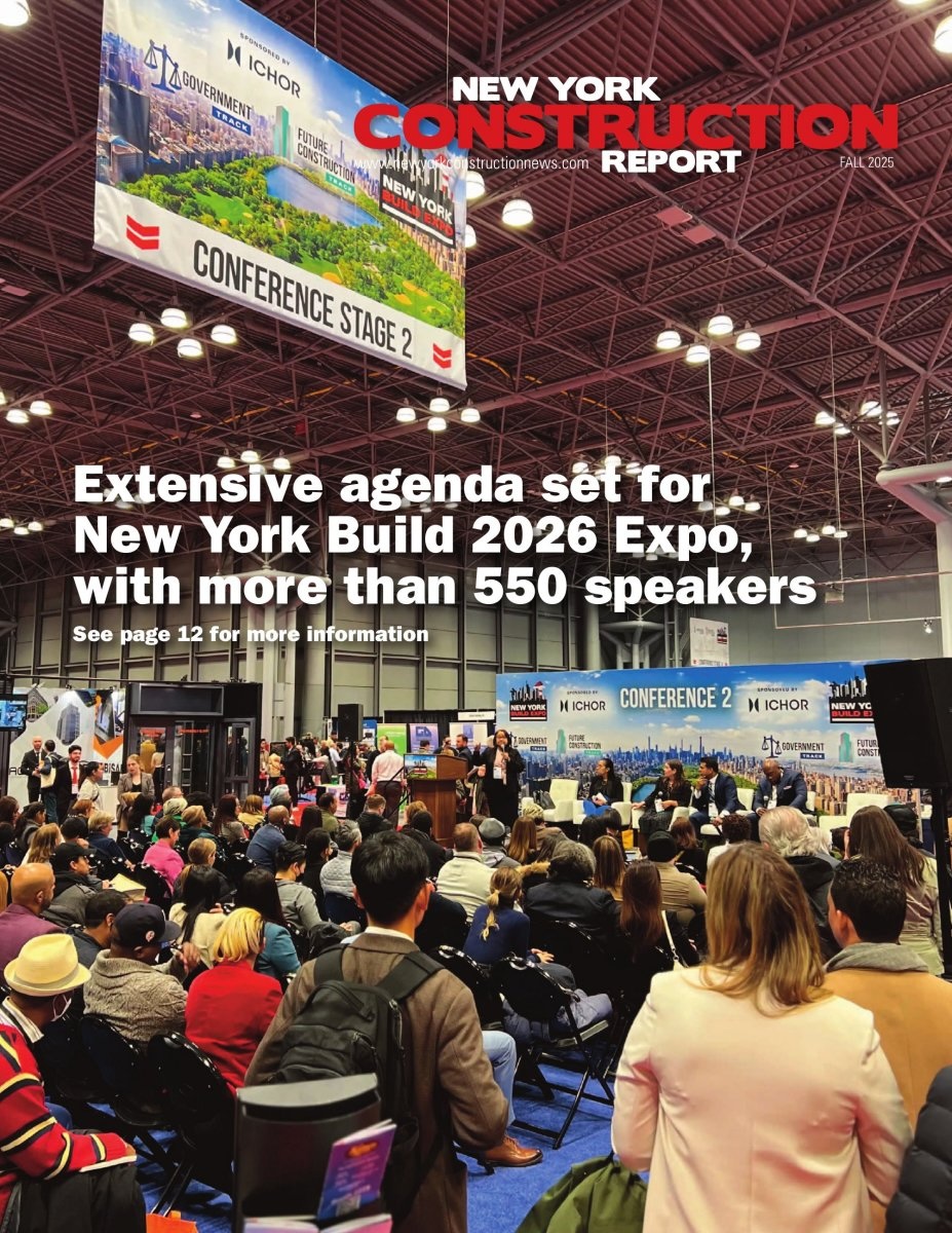 new york construction report cover Sept. 2025