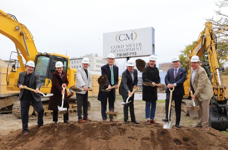 Cord Meyer breaks ground on 93-unit mixed-use development in Elmhurst