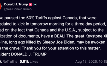 BREAKING NEWS: Trump pauses 50% Canada tariffs for three days, says deal has been reached